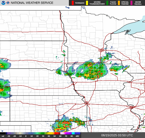 Regional Radar Image Loop